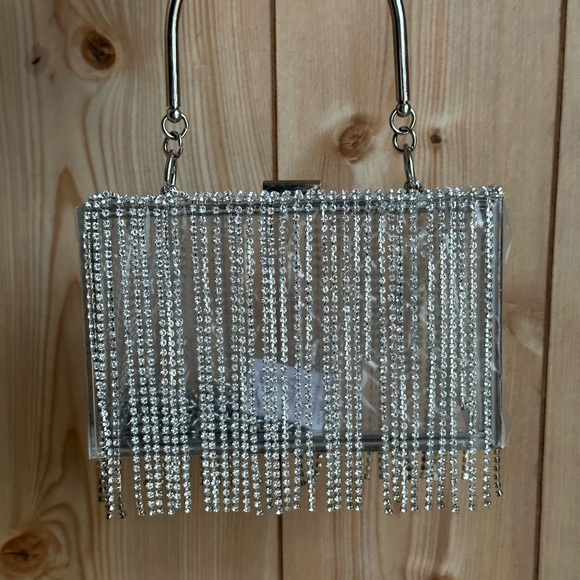 Rhinestone tassel purse - Picture 2 of 2